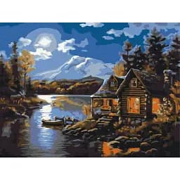 Картина по номерам Brushme Дом лесника 30x40 см