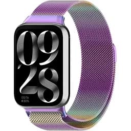 Ремінець DK для Xiaomi Mi Band 8 Pro Metal Milanese Loop Magnetic (017123) (chameleon) - мініатюра 3