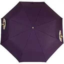 Жіноча складана парасолька повний автомат Airton 98 см фіолетова