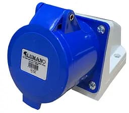 Розетка стаціонарна Lumano ГС 32А/3 (123) 2P+PE 32А 250В IP44 (18866)