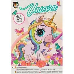 Раскраска Grafix Единорог с блестками (150091_2) 