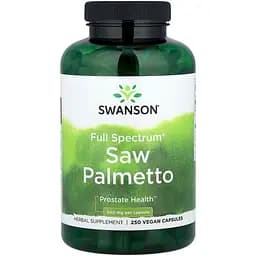 Натуральна добавка Swanson Full Spectrum Saw Palmetto 540 мг 250 капсул