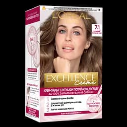 stiika-krem-farba-dlia-volossia-loreal-paris-excellence-creme-vidtinok-71-rusiavyi-popeliastyi-192-ml