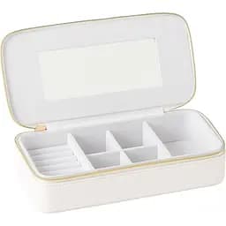 Шкатулка J-line для украшений белая (46537)