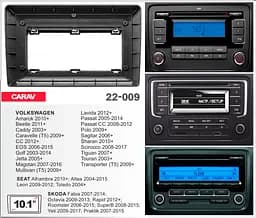 Перехідна рамка Volkswagen, Skoda, Seat Carav 22-009 - мініатюра 4