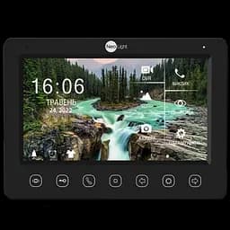 7-дюймовий Full HD відеодомофон з WiFi\LAN і можливістю перегляду архіву з телефону NeoLight KAPPA+ HD WF чорний