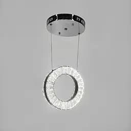 Елегантна люстра з підвісним кришталевим кільцем Ø 27 см | Арт. (T) C 141/1 (270) | Line F