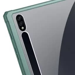 Чохол TPUCristal SlimTPU Spen holder Samsung Galaxy Tab S10 Fe Темно-зелений - мініатюра 6