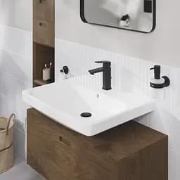 Змішувач для умивальника M-розміру Grohe Cubeo 1017492430 Чорний матовий - мініатюра 5