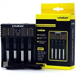 Зарядний пристрій LiitoKala Lii-402 Ni-Mh/Li-ion/Li-Fe/LiFePO4 USB Powerbank LED Box - мініатюра 2