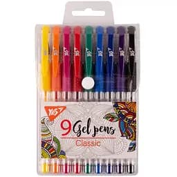 Набор гелевых ручек Yes Classic 9 цветов (420430)