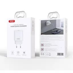 Мережевий зарядний пристрій XO CE25 PD25W USB-C Fast Charger Білий - мініатюра 5