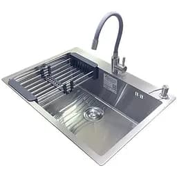 Комплект мийка + змішувач Romzha Arta U-650S Max (C)