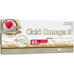 Жирні кислоти Olimp Gold Omega 3 65%, 60 капсул