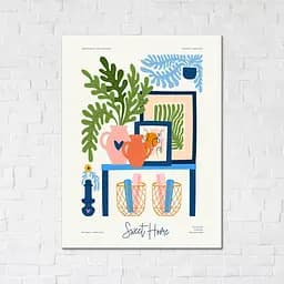 Картина-постер Brushme Домашний уют на холсте 30 x 40 см