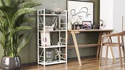 Етажерка 4/60 Ferrum-decor Серії Коннект 120x60x28 білий ДСП Білий 16мм (FRD-104242) - мініатюра 7