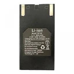 АКБ (Li-ion 7.4V 2600мАч) DP-02 для лазерного рівня PROTESTER hoz0014497 - мініатюра 2