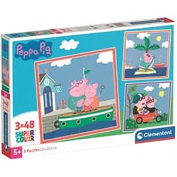  Пазл 3 в 1 Clementoni Peppa Pig: 3 картинки по 48 елементів (25293)