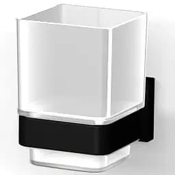 Склянка для ванної кімнати Imprese Bilovec black matt 121255B чорний матовий