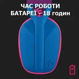 Навушники Logitech G435 Lightspeed Wireless Gaming Headset Blue (981-001062) - мініатюра 7