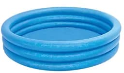 Басейн 58446 Круг, 3 кільця, кришталевий, 168-41 см