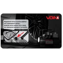Компресор автомобільний Voin 150 psi 15 Amp (VL-550) - мініатюра 3
