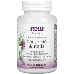Витаминно-минеральный комплекс Now Красота и здоровье Clinical Hair, Skin & Nails 90 капсул