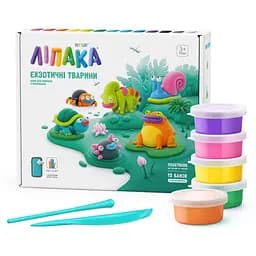 Меганабор самотвердеющего пластилина Lipaka Экзотические животные 540 г (15025-UA01)