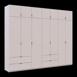 Шафа для одягу Doros Лукас Кашемір 3+4 ДСП 295х50х240 (42005124) - мініатюра 6