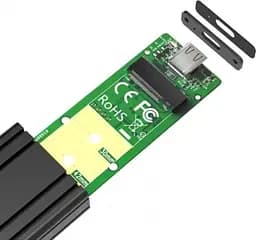 Кишеня зовнішня Grey M.2 Type-C 3.1 Gen2 1xM.2 NVMe Maiwo teh0020670 - мініатюра 3