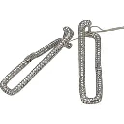 Срібні сережки Silvex 925 з фіанітами. С2Ф/1428