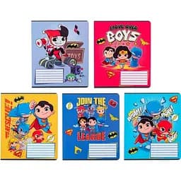 Набор тетрадей Kite DC Justice League 12 листов в клетку 25 шт. (DC24-232)