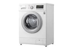 Пральна машина LG з фронтальним завантаженням F1296HDS1, 7кг, 1200, A+++, Пар, глибина 44см, Дисплей, Інвертор, Білий (F1296HDS1) - мініатюра 9