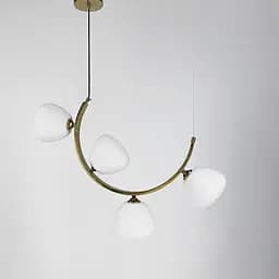 Вражаюча люстра MODERN FLORAL ARCH на 4 плафони Line.F C 18D/4 AB