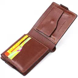 Чоловіче шкіряне портмоне Grande Pelle 11х9х2 см acs0026387 - мініатюра 2