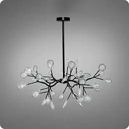 Люстра подвесная 517 Dlight на 45 ламп Чорный (01967)