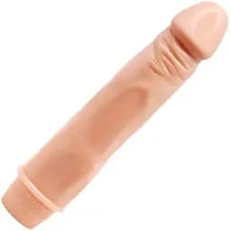 Реалістичний вібратор Baile Barbara 21.5 см тілесний