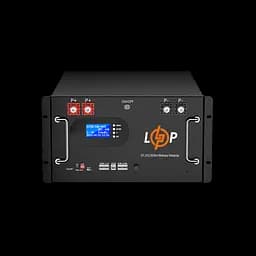 Акумулятор LP LiFePO4 51,2V - 230 Ah (11776Wh) (Smart BMS 200A) с LCD RM AB RS485/CAN