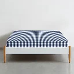 Простирадло Cosas на резинці 90х200 navy check, синій (NavyCheck_90x200x20) - мініатюра 3