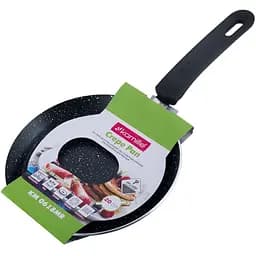 Сковорода блинная с мраморным покрытием Kamille 20 см Черная 000275357