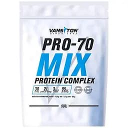 Протеїн Vansiton Pro-70 Mix Подвійний шоколад 900 г