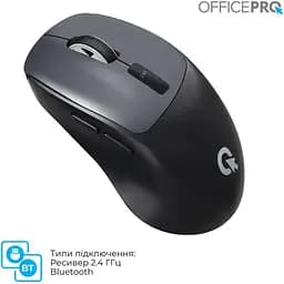 Миша OfficePro M398B Silent Click Wireless Black [161156] - мініатюра 4