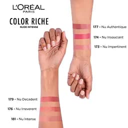 Помада для губ L'Oreal Paris Color Riche Nude Intense відтінок 174 Nu Insouciant 28 г (AA207300) - мініатюра 4