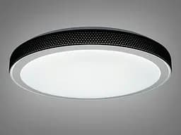 Смарт-люстра кругла LED Diasha YR-500BLACK 72Вт, без пульта, для коридору, спальні, кухні, офісу, IP20 - мініатюра 2