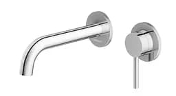 Смеситель для умывальника Kohlman Axel хром + Box скрытого монтажа QW180A Хром