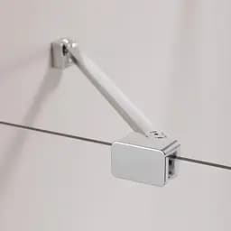 Душові двері Radaway Garda DWJ 100х195 праві, прозоре скло, матове золото (10710100-99-01R) - мініатюра 2