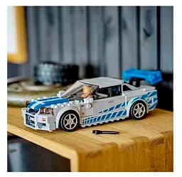 Конструктор LEGO Speed Champions «Подвійний форсаж» Nissan Skyline GT-R (R34), 319 деталей (76917) - мініатюра 5