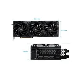 Відеокарта GF RTX 5080 16GB GDDR7 GamingPro OC Palit (NE75080S19T2-GB2031A) - мініатюра 9