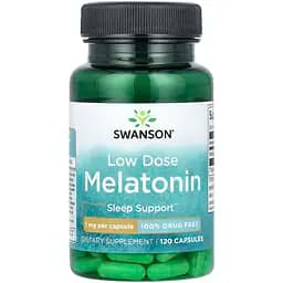 Мелатонін Swanson Melatonin 1 мг 120 капсул