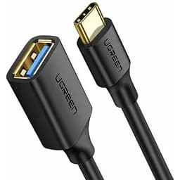 Адаптер Ugreen US154 USB-C Male to USB 3.0 A Female Cable черный (30701)